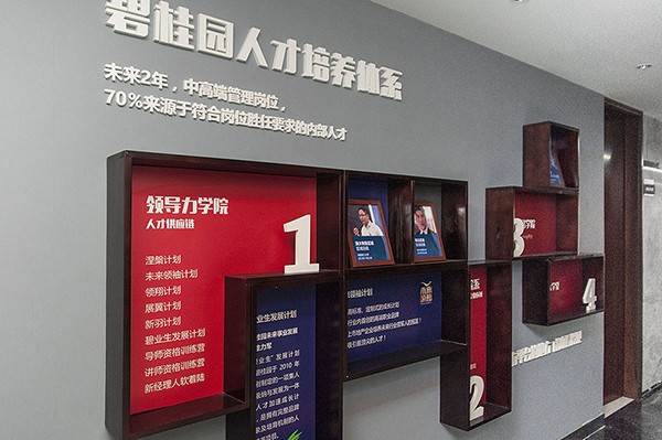 房地产公司文化墙设计6
